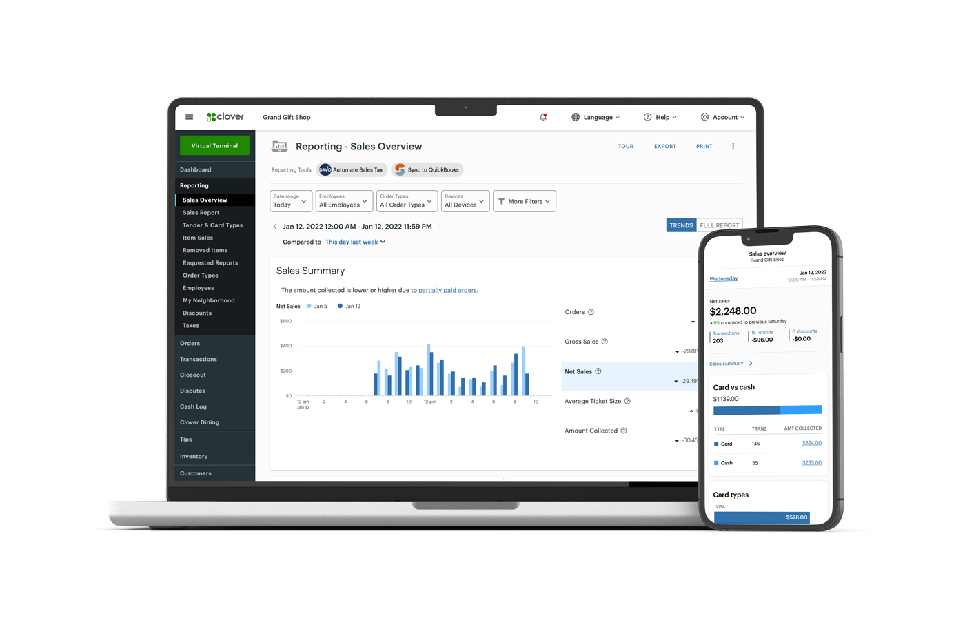 Manage business from anywhere with Clover Station Solo