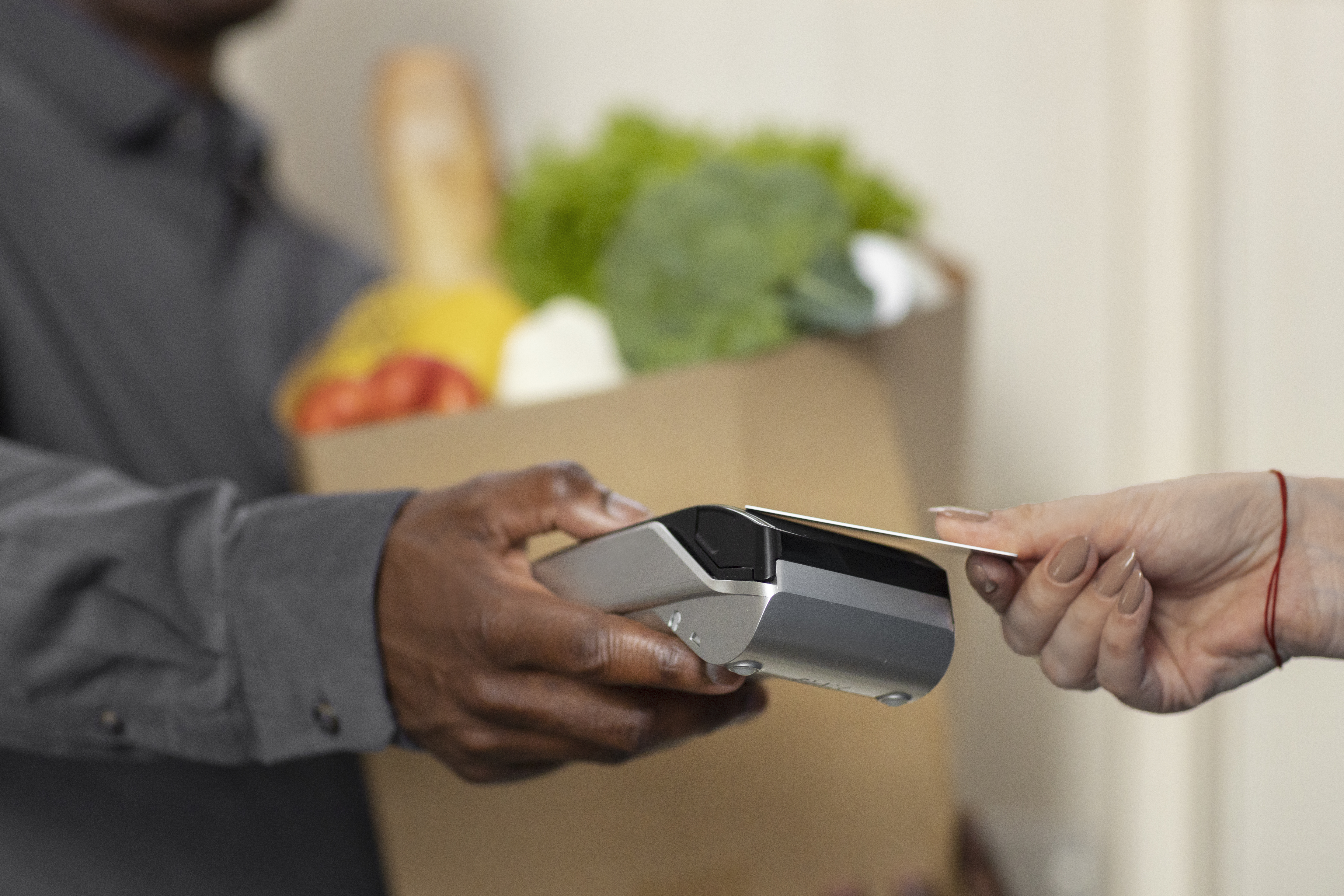 Card payment at checkout